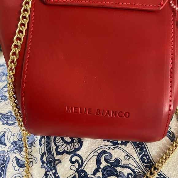 Melie Bianco's vegan leather Adele bag - Crossbody or wristlet - Red - NWOT - Picture 8 of 14